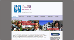 Desktop Screenshot of hollywoodhousing.org